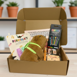 Capybara Birthday Gift Box