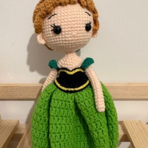Crochet doll inspired by Ana