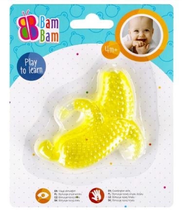 Baby teether "BamBam" Fun & Soothing Fruit Teethers (4m+) Banana